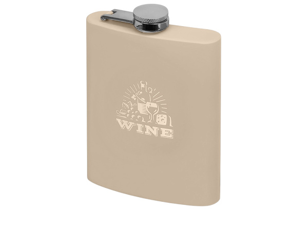Фляжка «Remarque» soft-touch 2.0, Цвет бежевый
