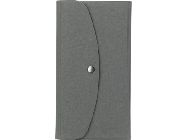 Дорожный органайзер на кнопке «Favor», Цвет серый