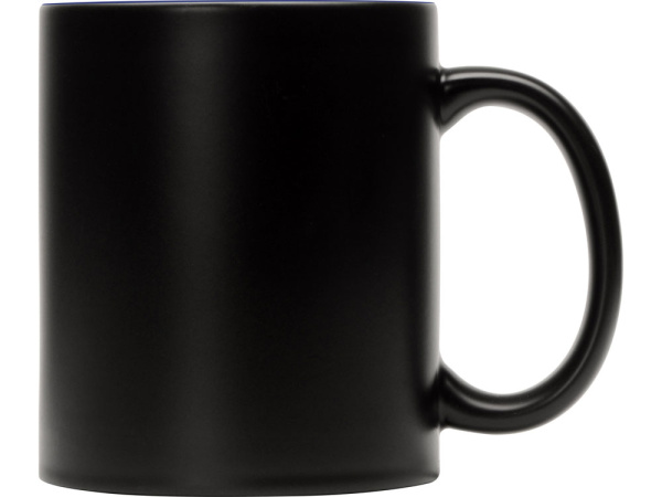 Кружка-хамелеон «Surprise» матовая, Цвет черный матовый/синий глянцевый