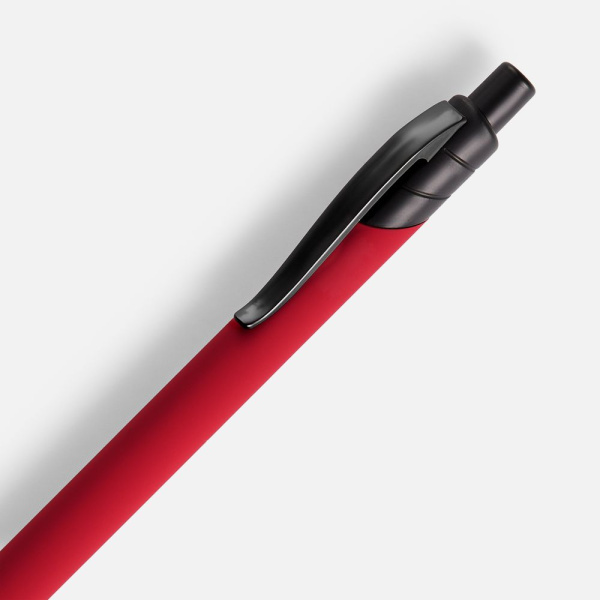 Ручка шариковая Undertone Black Soft Touch, красная, 14,5х1 см