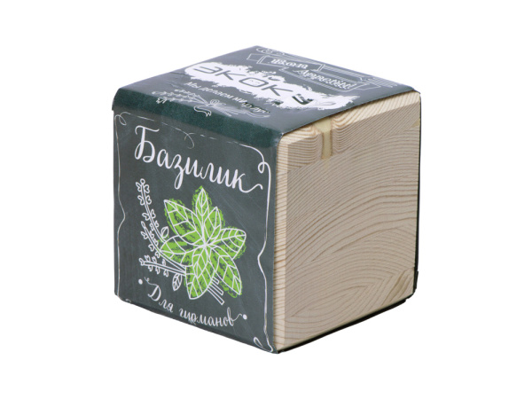 Набор для выращивания «Базилик», Цвет бежевый