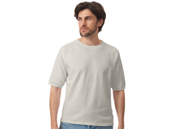 Футболка c рукавом реглан «Warsaw» унисекс, Размер S, Цвет жемчужно-серый