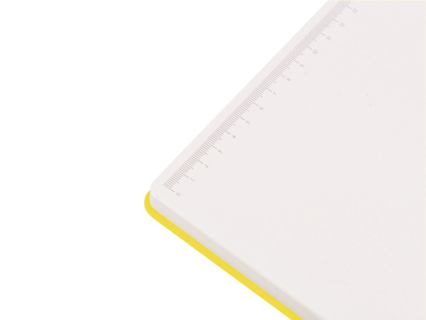 Бизнес-блокнот А5 «C2» soft-touch, Цвет желтый