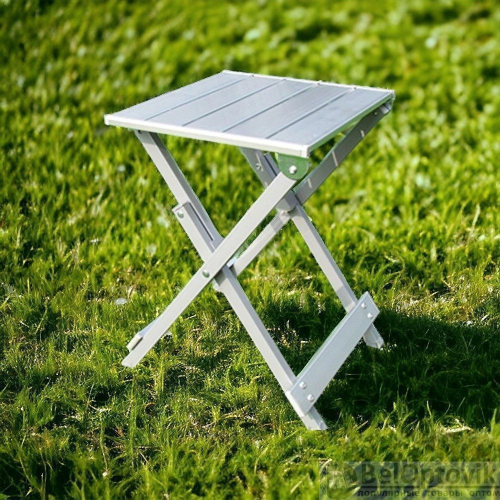 Складной усиленный стол с четырьмя табуретками 108*70 см / Компактный комплект для активного отдыха и пикника