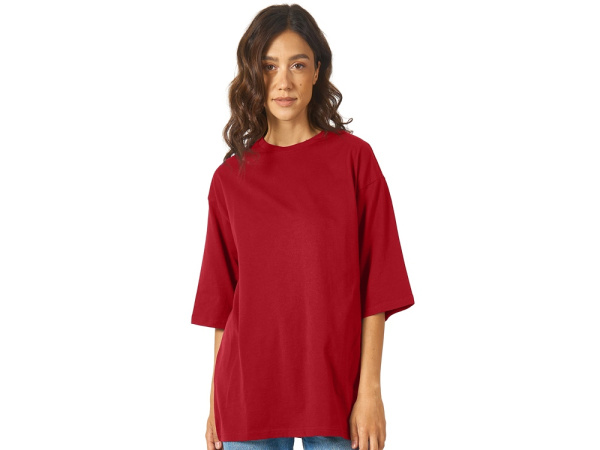 Футболка оверсайз «Berlin» унисекс, Размер XS-S, Цвет красный