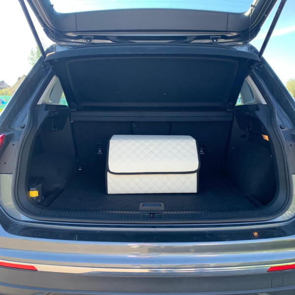 Автомобильный органайзер Кофр в багажник LUX CARBOX Усиленные стенки (размер 50х30см)