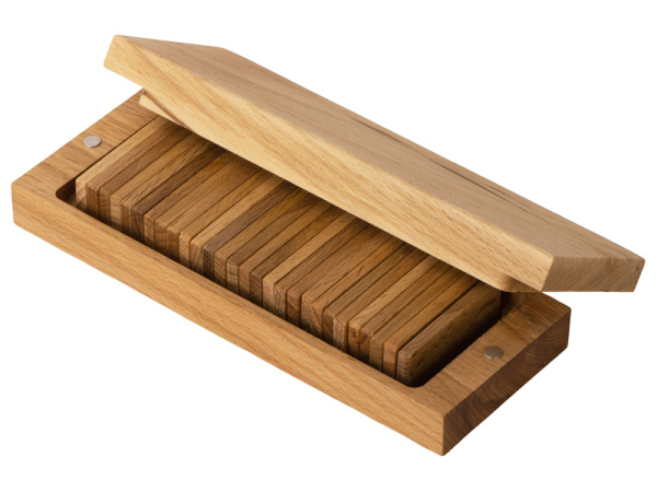 Игра «Домино» из массива бука, Цвет натуральный