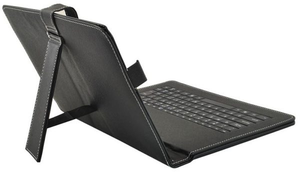 Чехол для планшета 8–10 дюймов универсальный с русской клавиатурой micro USB
