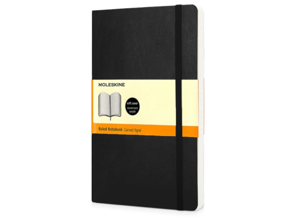 Подарочный набор Moleskine Amelie с блокнотом А5 Soft и ручкой, Цвет черный