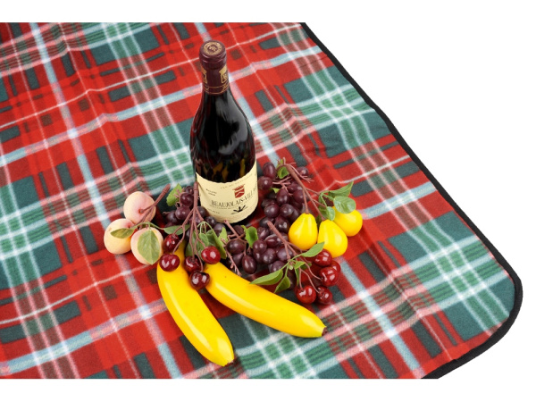 Плед «Шотландия», Цвет красный/зеленый