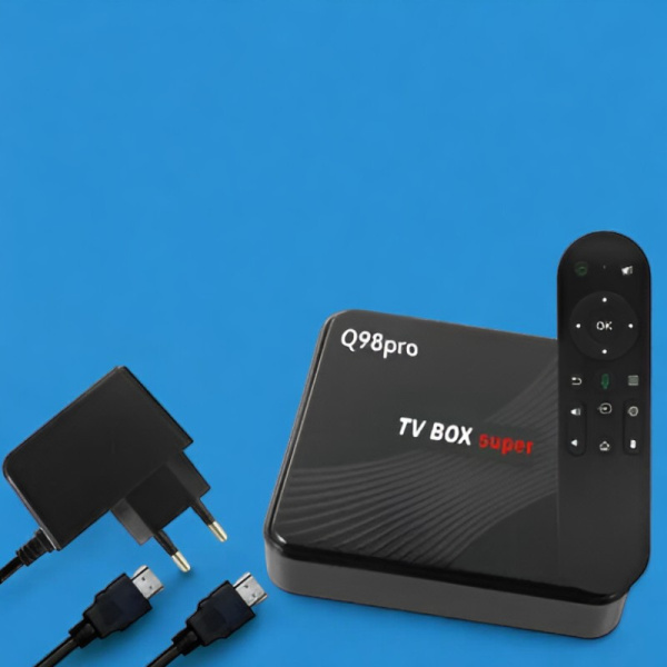 Приставка Q98pro TV BOX 2G+16G Wifi Android / Качественная, долговечная и многофункциональная