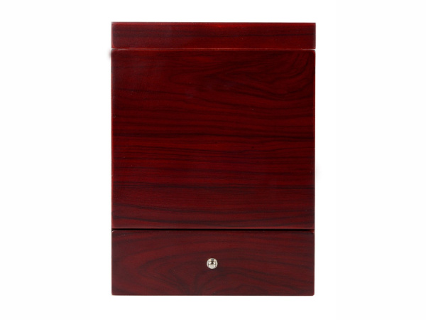 Подарочная коробка с выдвижным ящиком, Цвет красное дерево