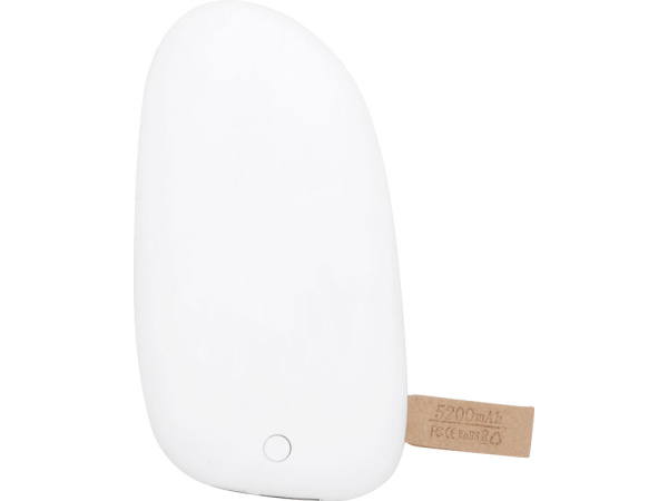 Внешний аккумулятор в форме камня «Stone», 5200 mAh, Размер 5200 mAh, Цвет белый