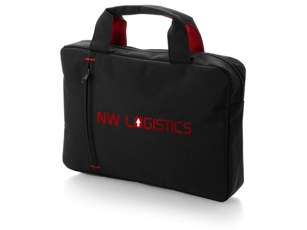 Сумка для документов «Troit», Цвет черный, красный