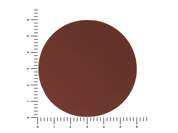 Патч «Круг», soft-touch, Цвет коричневый