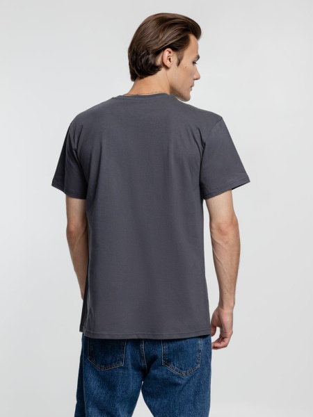 Футболка унисекс T-Bolka 160, темно-серая (графит), XS–5XL