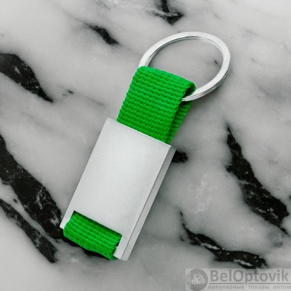 Брелок текстильный с алюминиеовй вставкой Typpo