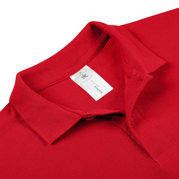 Рубашка поло ID.001 красная, S–3XL