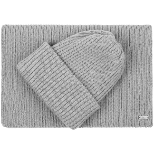 Шарф Capris, серый, 38х190 см