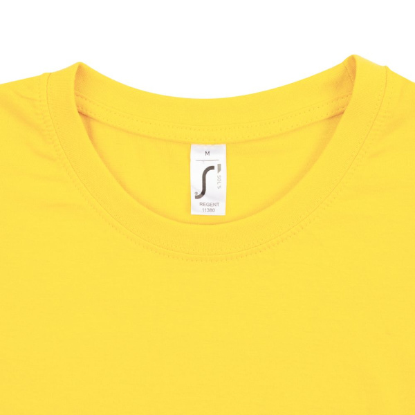 Футболка унисекс Regent 150, желтая (лимонная), XXS–3XL