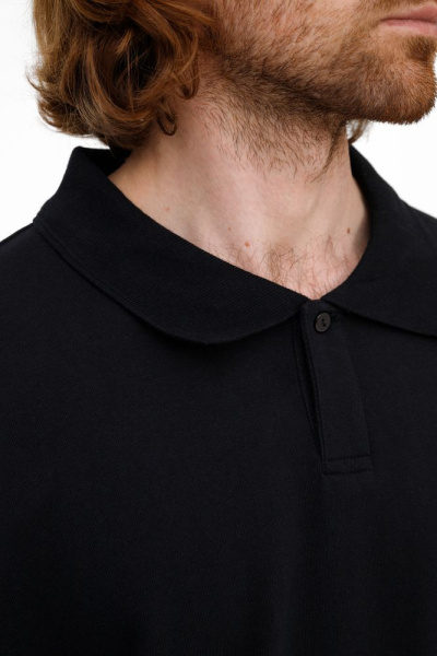 Свитшот оверсайз унисекс S6, черный, XS–XXL