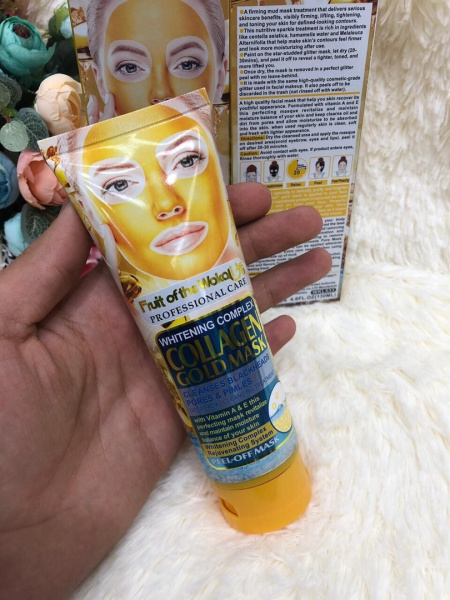 Маска-пленка с коллагеном и золотом Fruit of the Wokali Collagen Gold Mask 130 мл