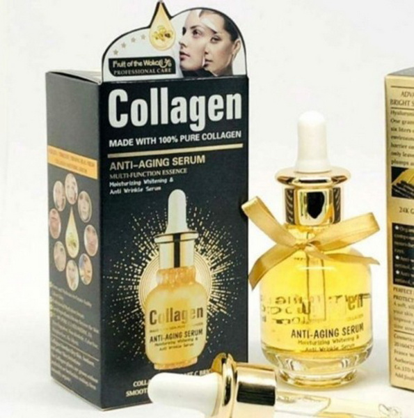 Сыворотка антивозрастная 100% коллаген Wokali Collagen ANTI-AGING SERUM 40ml