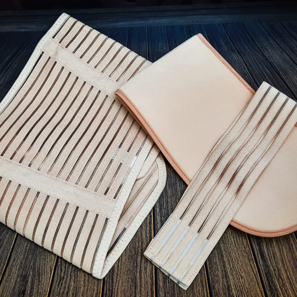 Универсальный бандаж для беременных Belly brace pelvic support shrink abdomen Бежевый