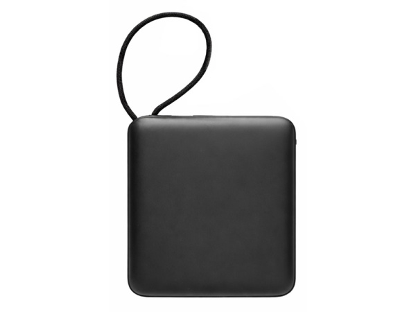 Магнитный беспроводной внешний аккумулятор c подсветкой лого «Энчант», 10000 мАч, Цвет черный