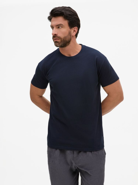 Футболка унисекс Regent 150, темно-синяя (navy), XXS–5XL