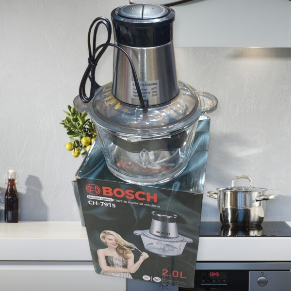 Измельчитель электрический кухонный Молния Блендер / миксер Bosch CH-7915, чаша 2,0 л