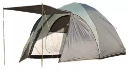 Палатка туристическая LanYu 1901 4-х местная 120+210х240х180см с тамбуром