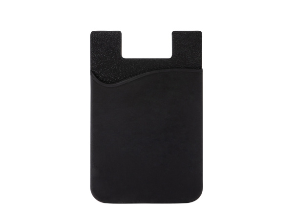 Картхолдер с креплением на телефон «Gummy», Цвет черный