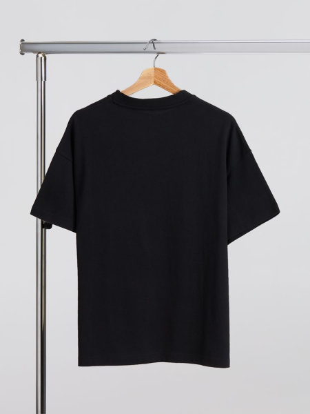 Футболка оверсайз унисекс Sinkopa, черная, XS–XXL