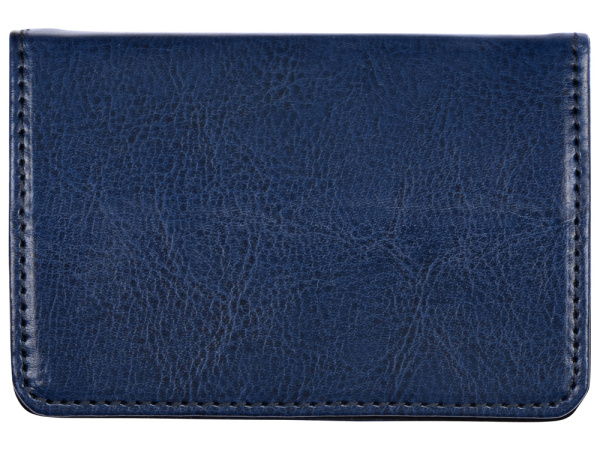 Визитница «Намибия», Цвет синий/серебристый