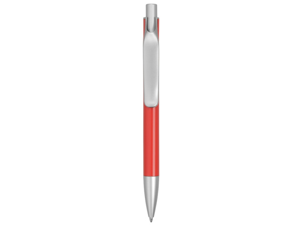 Ручка металлическая шариковая «Large», Цвет красный/серебристый