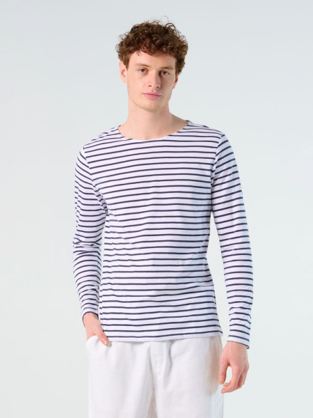 Футболка мужская Marine Men, белая с красным, S–XXL