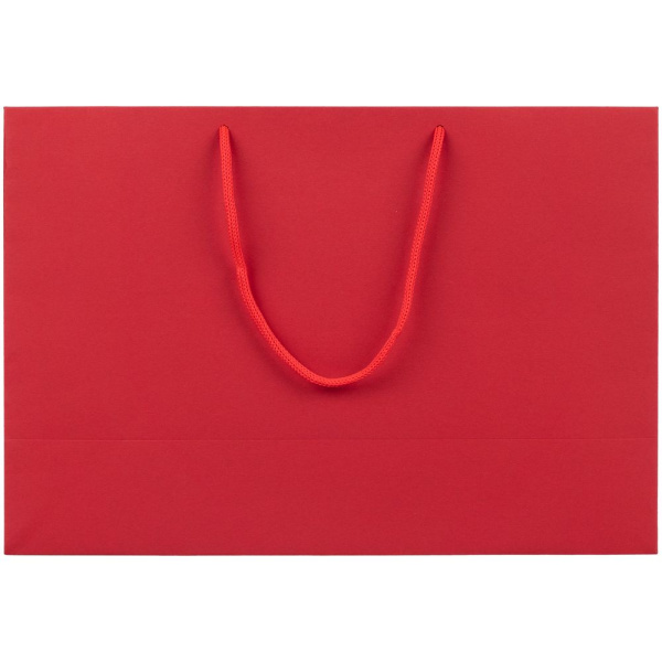 Пакет бумажный Ample Plus M, красный, 35x24x12 см