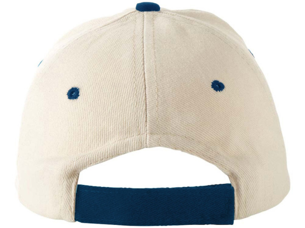 Бейсболка «New Castle», Цвет натуральный/синий