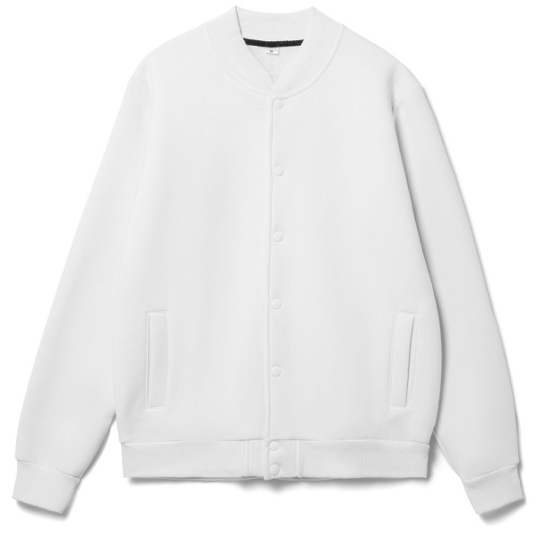 Бомбер Graduate, белый, S–XXL
