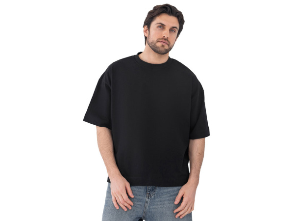 Футболка оверсайз «Beta.01» унисекс, Размер XL-2XL, Цвет черный