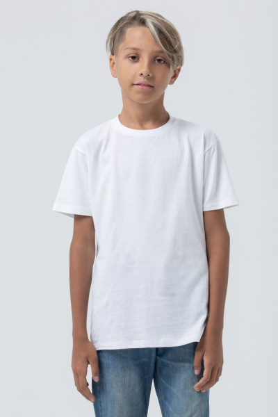 Футболка детская Regent Fit Kids, белая, 4–12 лет