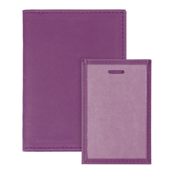 Обложка для автодокументов Twill, сиреневая, 9,5х13,8 см