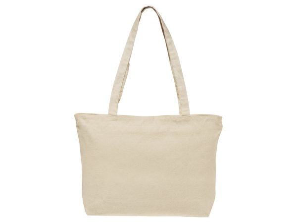 Сумка на молнии «Purch» из хлопка 340 г/м2, Цвет натуральный