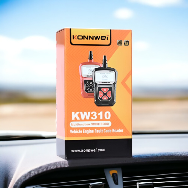 Автомобильный универсальный диагностический сканер KONNWEI KW310, черный / Полноценная диагностика вашего автомобиля