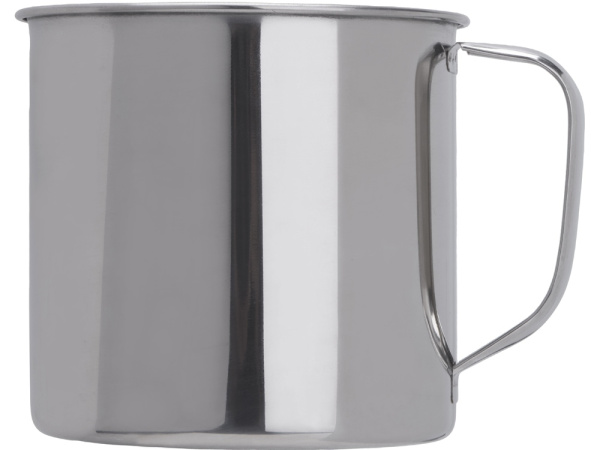 Кружка из нержавеющей стали «Trek M», Размер 550 мл, Цвет серебристый