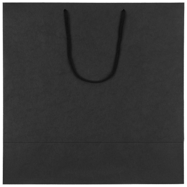 Пакет бумажный Porta L, черный, 35x35x16 см
