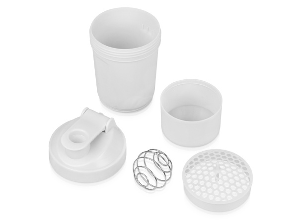 Шейкер для спортивного питания «Level Up», Цвет белый