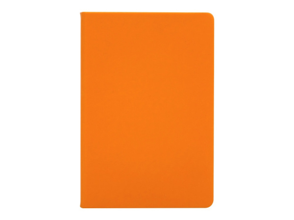 Бизнес-блокнот А5 «С3» soft-touch с магнитным держателем для ручки, Цвет оранжевый