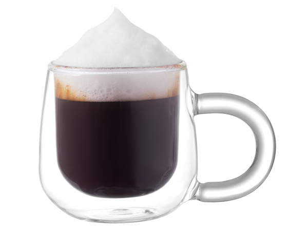 Кружка с двойными стенками и градиентом «Fog», Цвет красный